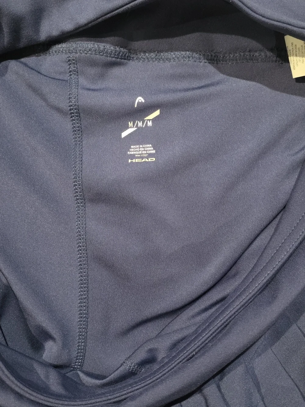 Head pleated activewear